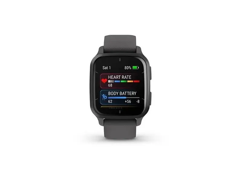 Смарт-годинник Garmin Venu SQ 2 Slate Aluminium Bezel with Shadow Grey Case and Silicone Band (010-02701-10) - фото 2