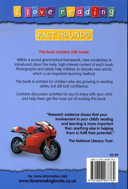 I Love Reading. 550 Words. Amazing Motorbikes - Frances Ridley - фото 2