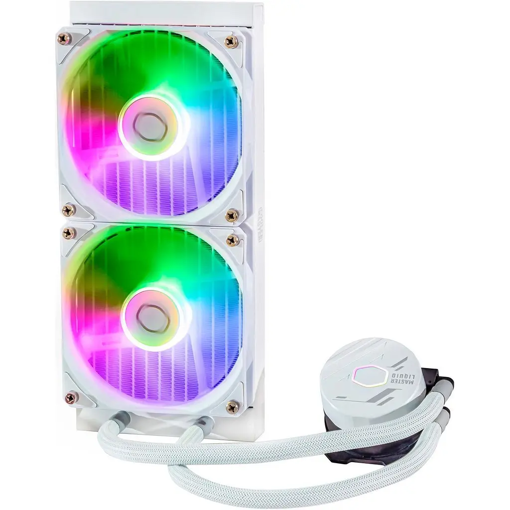 Система водяного охолодження Cooler Master MasterLiquid 240L Core ARGB White [MLW-D24M-A18PZ-RW] EU [143807] - фото 4