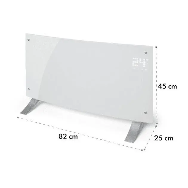 Конвекторный обогреватель Klarstein Bornholm Curved Smart 1000/2000W WiFi (10035237) - фото 7