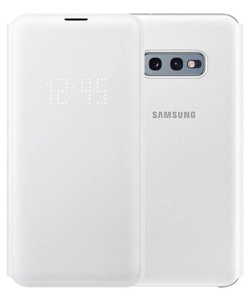 Чохол-книжка з підсвічуванням LED Wallet View Cover EF-NG970 для Samsung Galaxy S10e (5.8") White