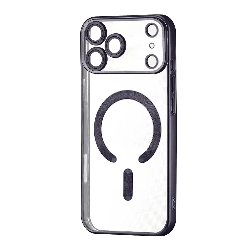 Чохол Ductil Metallic Edge with MagSafe (Protected Camera & Lens) iPhone 17 Pro Max Black