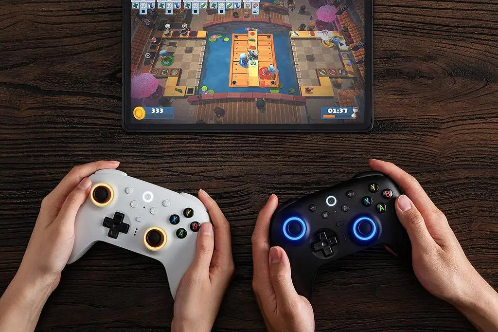 Геймпад 8BitDo Ultimate 2 для Windows і Android, ігровий контролер TMR, Еффект Холла Чорний - фото 5