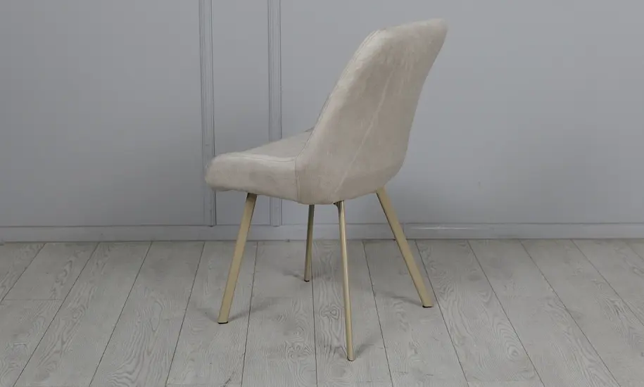 Стілець Ділан метал сидіння тканина 510x560x900 бежевий - фото 3