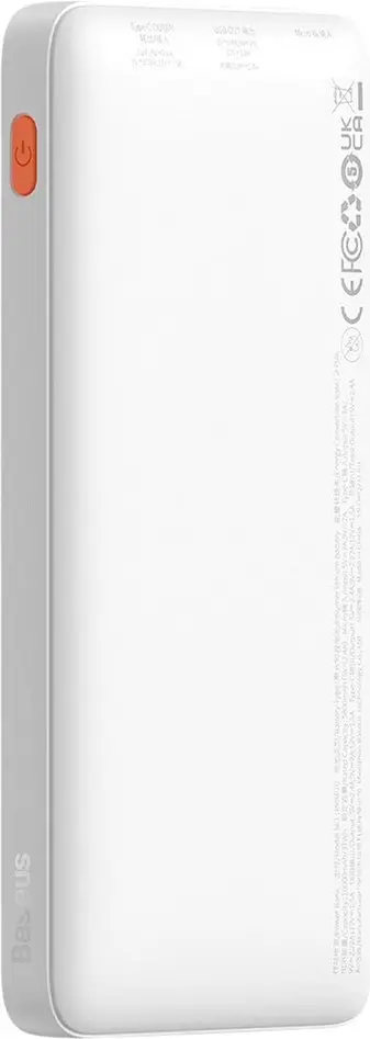 Портативний акумулятор Baseus Airpow Fast Charge 20W 10000mAh white (PPQD090002) - фото 4