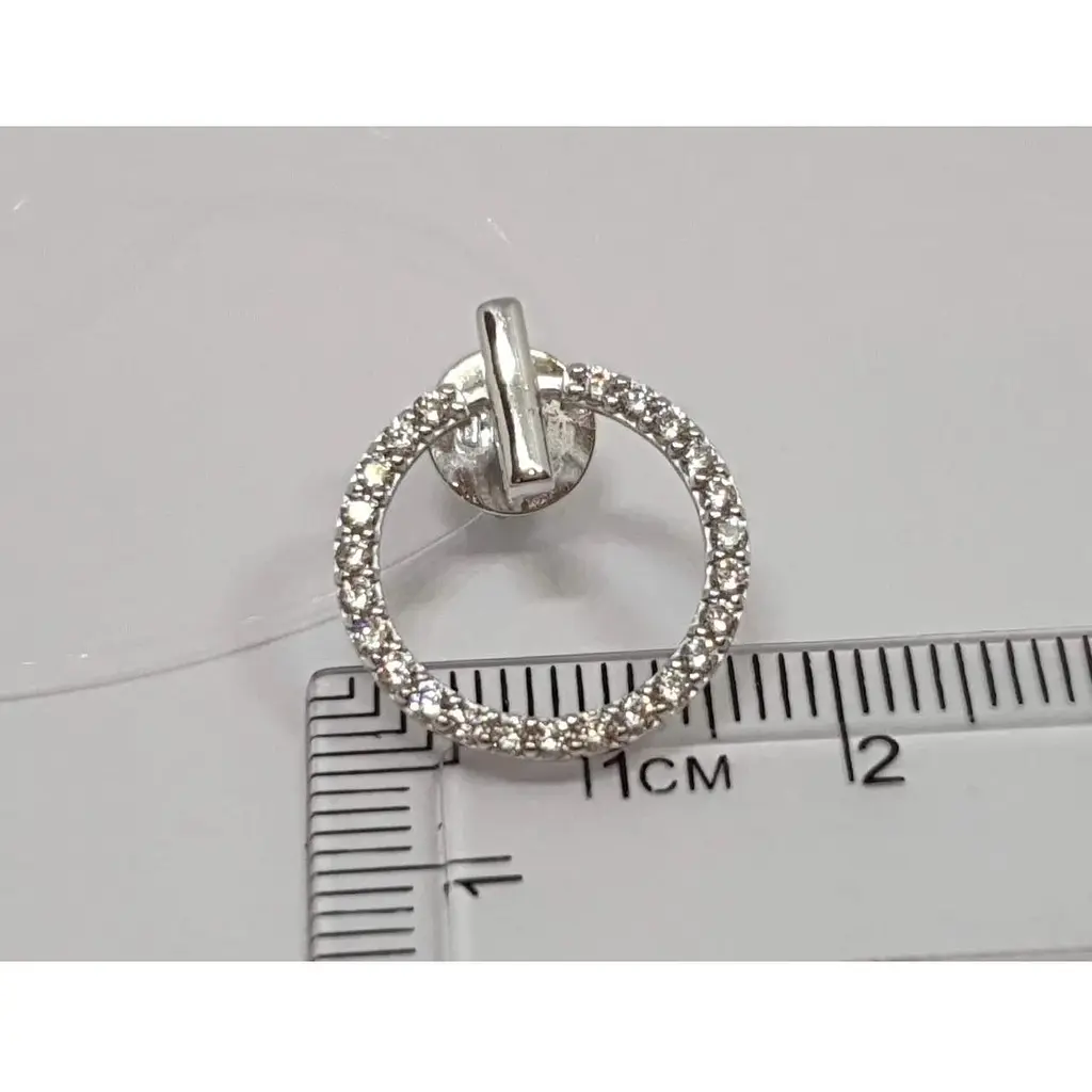 Серебряные пуссеты Dear с фианитами. 3445.1С - фото 4