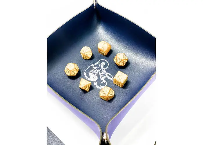 Настольная игра Планета Ігор Лоток для кубиков Дракон (синий) (Dice tray Dragon navy) (pi-dt013) - фото 9