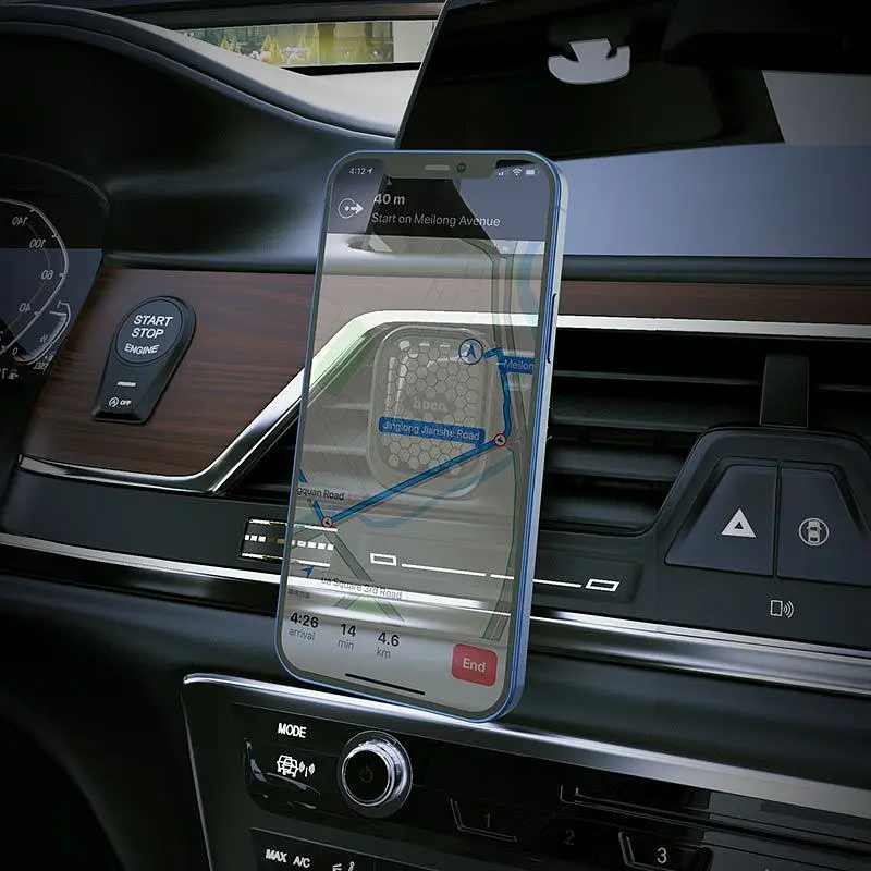 Автотримач Hoco S49 Fuerte Series Car Mount Holder (Black) [73710] - фото 7