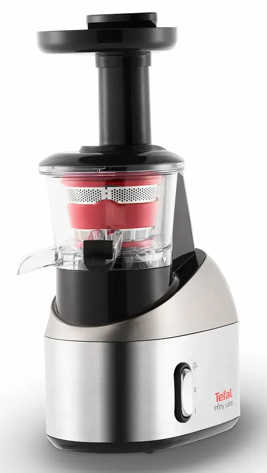 Соковитискач Tefal Infiny Press шнекова чорно-сірий 200 Вт (ZC255B38) - фото 3