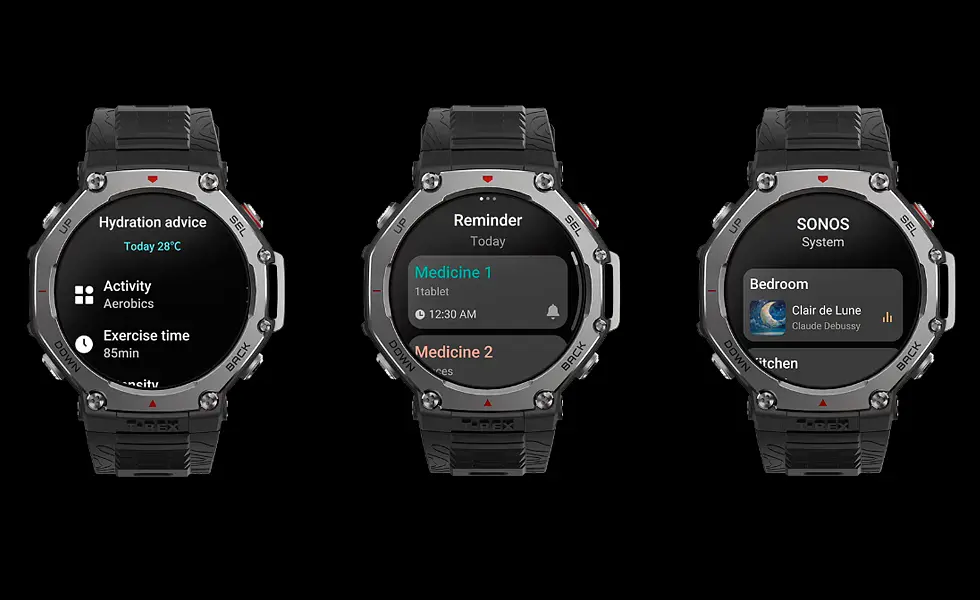 Розумний годинник Amazfit T-Rex 3 Onyx Black (чорний) A2322 - фото 10