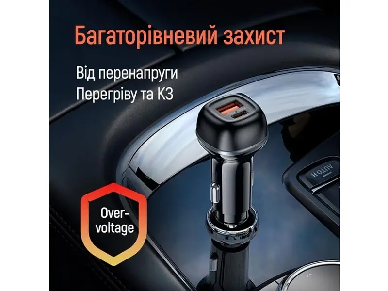 Автомобільний зарядний пристрій ColorWay 83 W Black (CW-CHA068PD-BK) - фото 9