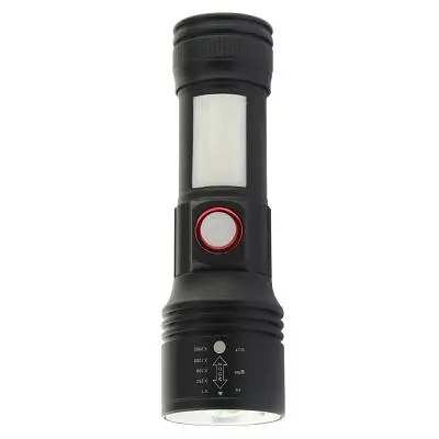 Ліхтар Quantum Adept 10W LED zoom +COB з USB (QM-FL1031) - фото 2
