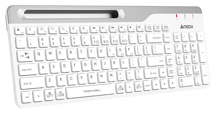 Клавіатура бездротова A4Tech Fstyler FBK25 White - фото 3