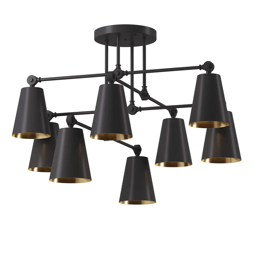 Люстра Sia V8 PikArt ст. 24867 Золотой/черный - фото 3