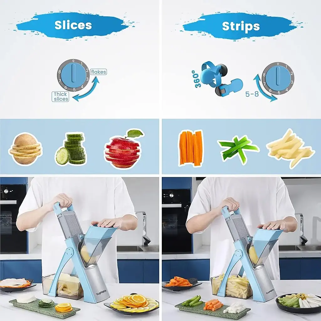 Подрібнювач овочів Vegetable Cutter 223-6 - фото 6