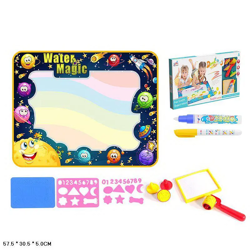 Килимок для малювання водою Water Magic Космос з маркерами та штампами (777-1/2/3/4)