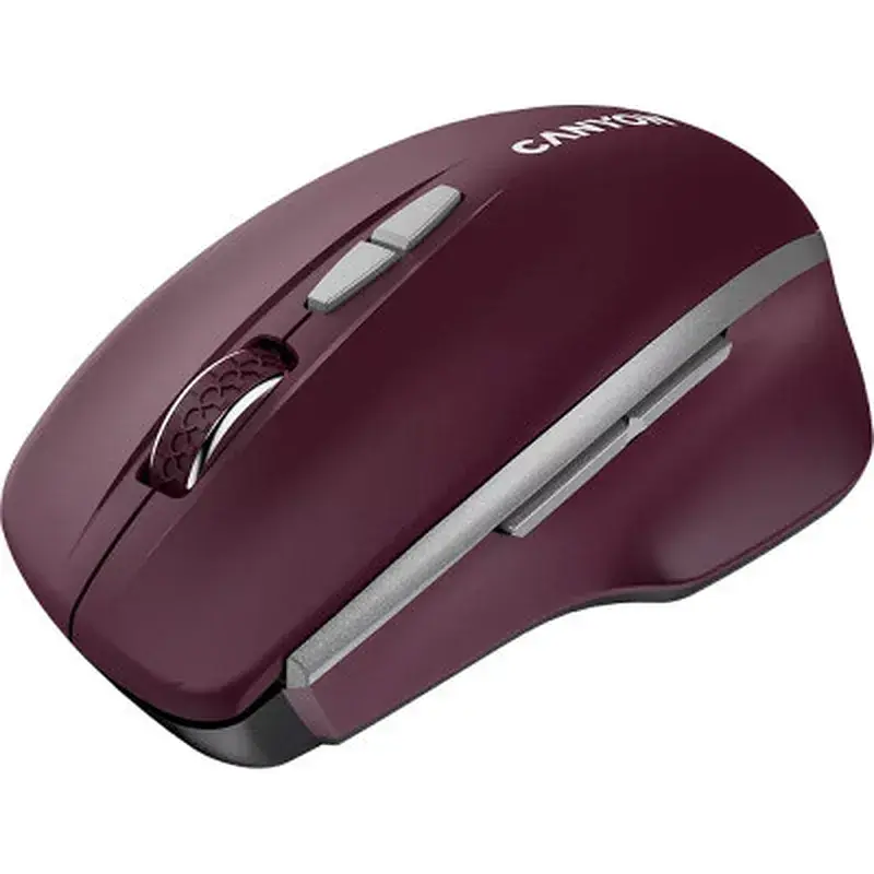 Мишка Canyon MW-21 Wireless Blue LED Burgundy (CNS-CMSW21BR) - фото 2