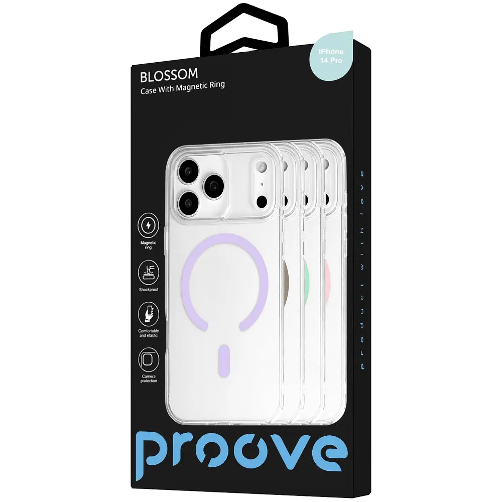 Чохол Proove Blossom Case with Magnetic Ring iPhone 14 Pro в асортименті - фото 2