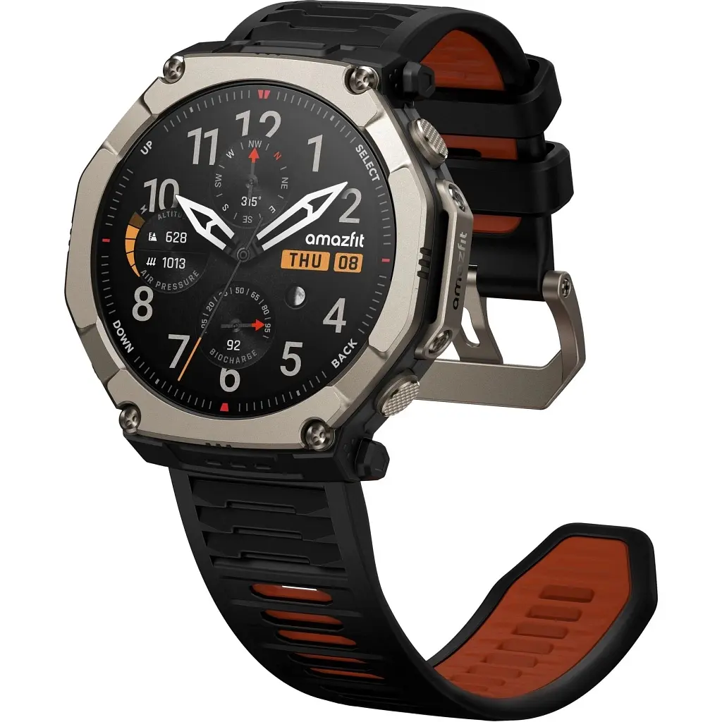 Смарт-годинник Amazfit T-Rex ULTRA 2 W2550GL2N Чорний (1186954) - фото 5