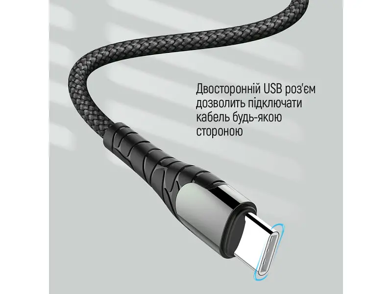 Кабель ColorWay USB-C to USB-C 2m Grey (CW-CBPDCC039-GR) - фото 9