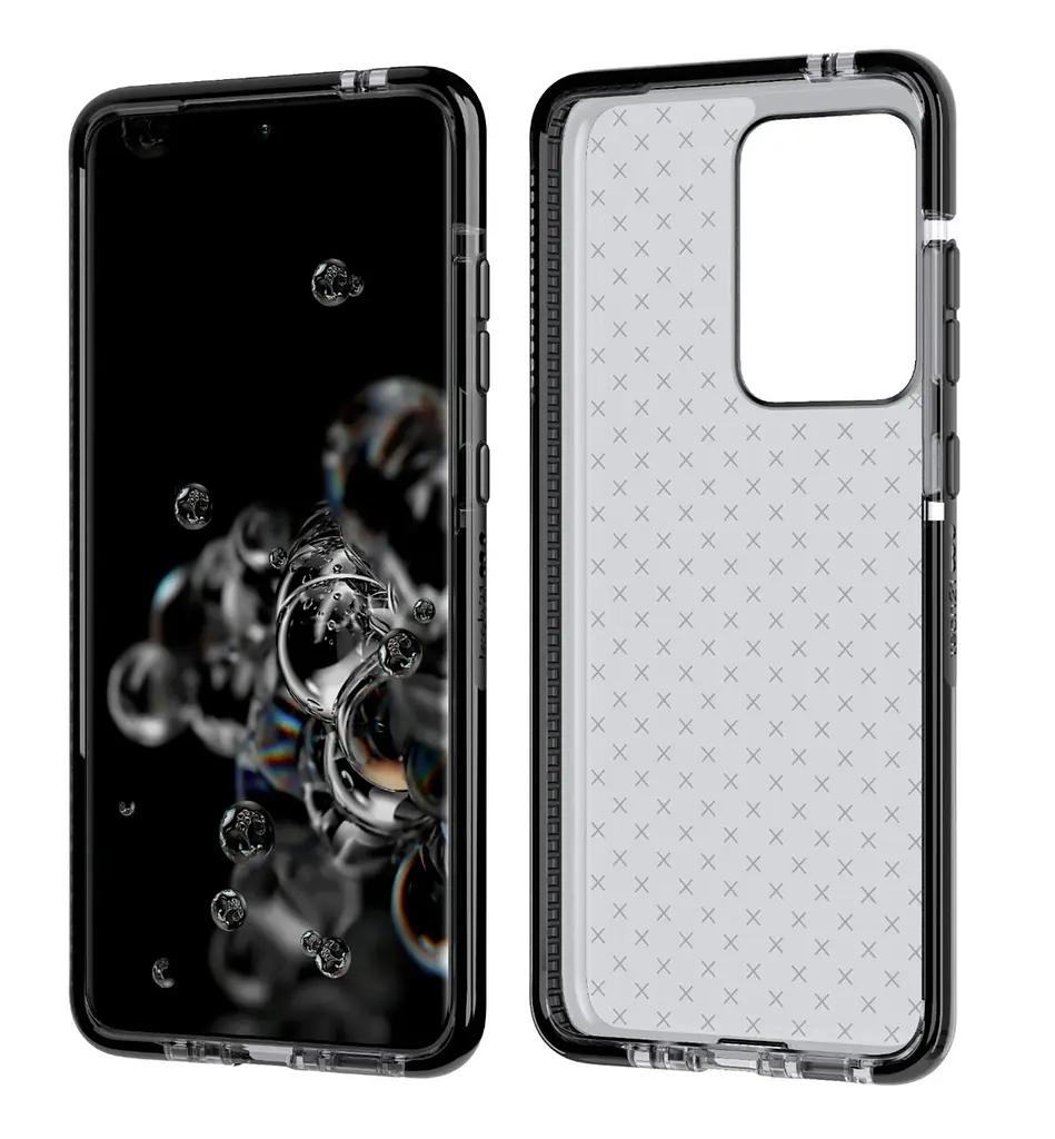 Протиударний чохол з антимікробним покриттям Tech21 Evo Check для Samsung Galaxy S20 Ultra (6.9") Black - фото 2