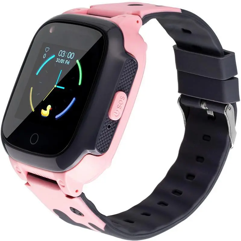 Дитячий розумний годинник з GPS-трекером Gelius Pro Care GP-PK004 (LTE/VoLTE/Temperature control) Pink - фото 2