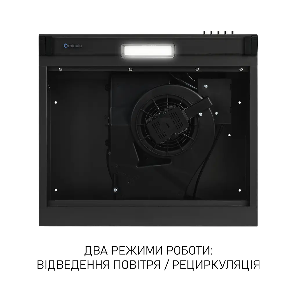 Витяжка плоска Minola HPL 522 BL - фото 12