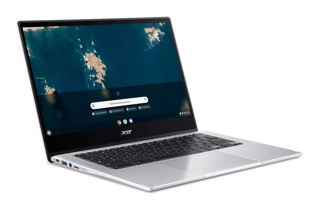 Ноутбук Acer Chromebook Spin CP314-1HN 14' FHD IPS, Intel C N4500, 8GB, F128GB, UMA, ChromeOS, сріблястий (NX.AZ3EU.002) - фото 4