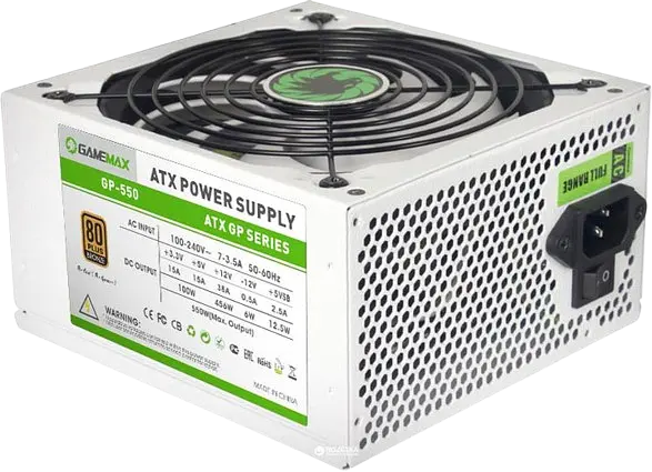 Блок питания GameMax GP-550 550W 80+ Bronze White (GP-550-White) - фото 2