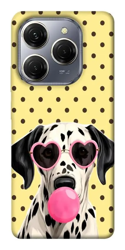 TPU чохол Demsky Pinky dolmatin для TECNO Spark 20 Pro