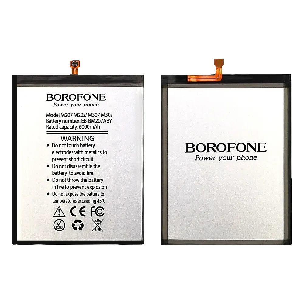Акумулятор Borofone EB-BM207ABY до Samsung M207 M20s/ M307 M30s/ M21 M215F/ M31 M315F - фото 2