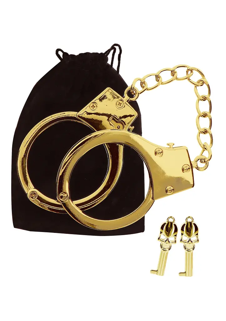 Наручники Taboom Gold Plated BDSM - фото 5