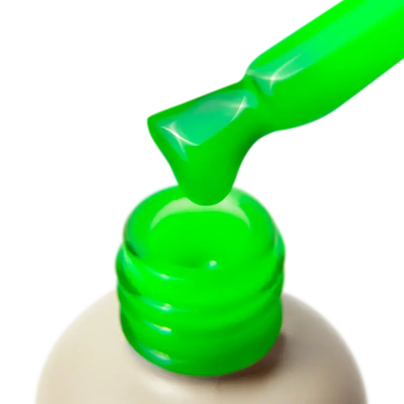 Гель PNB UV/LED Strong Iron Gel Neon Green 8 мл - фото 2