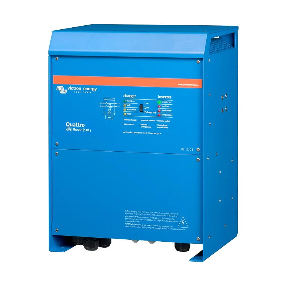 Інвертор 8kVA/6.4kW Victron Energy Quattro 48/8000/110-100/100 (99-00016522)