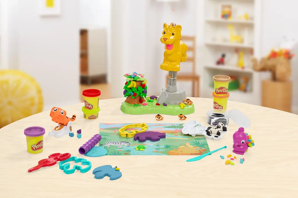 Набір для творчості Play-Doh з масою для ліплення Лев та друзі (F7221) - фото 6