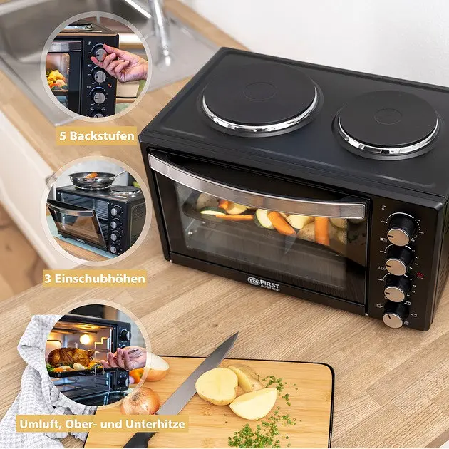 Електродуховка з конфорками First FA-5045-6 30 л - фото 8