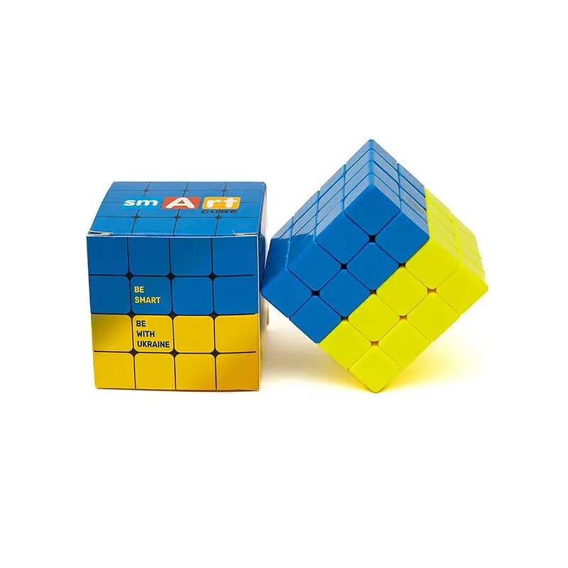 Кубик рубика "Прапор України" Smart Cube SCU444 4х4 - фото 3