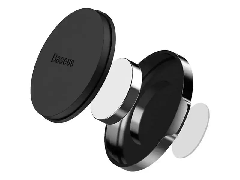 Автомобільний тримач для смартфона BASEUS Small Ears Series Magnetic Bracket Cluster Black (C40141403113-01) - фото 4