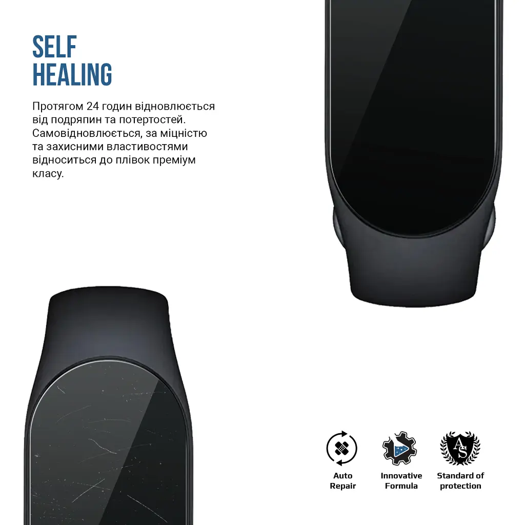 Плівка захисна Armorstandart Matte hydrogel Xiaomi Mi Band 7 9 pcs (ARM92116) - фото 3