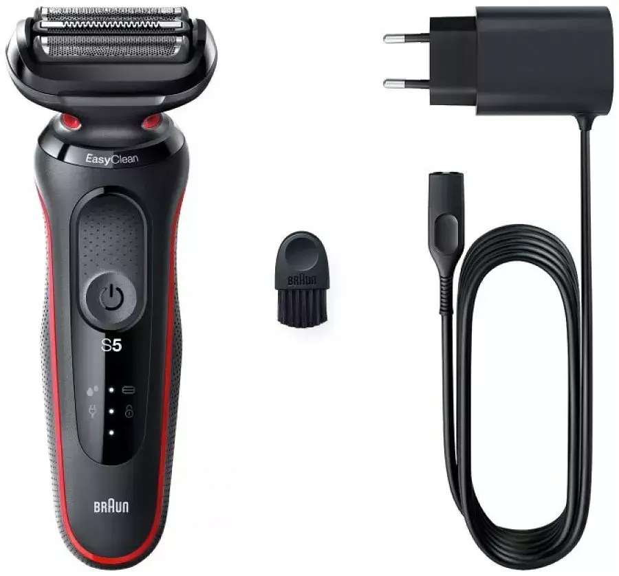 Електробритва BRAUN Series 5 51-R1000s BLACK / RED - фото 2