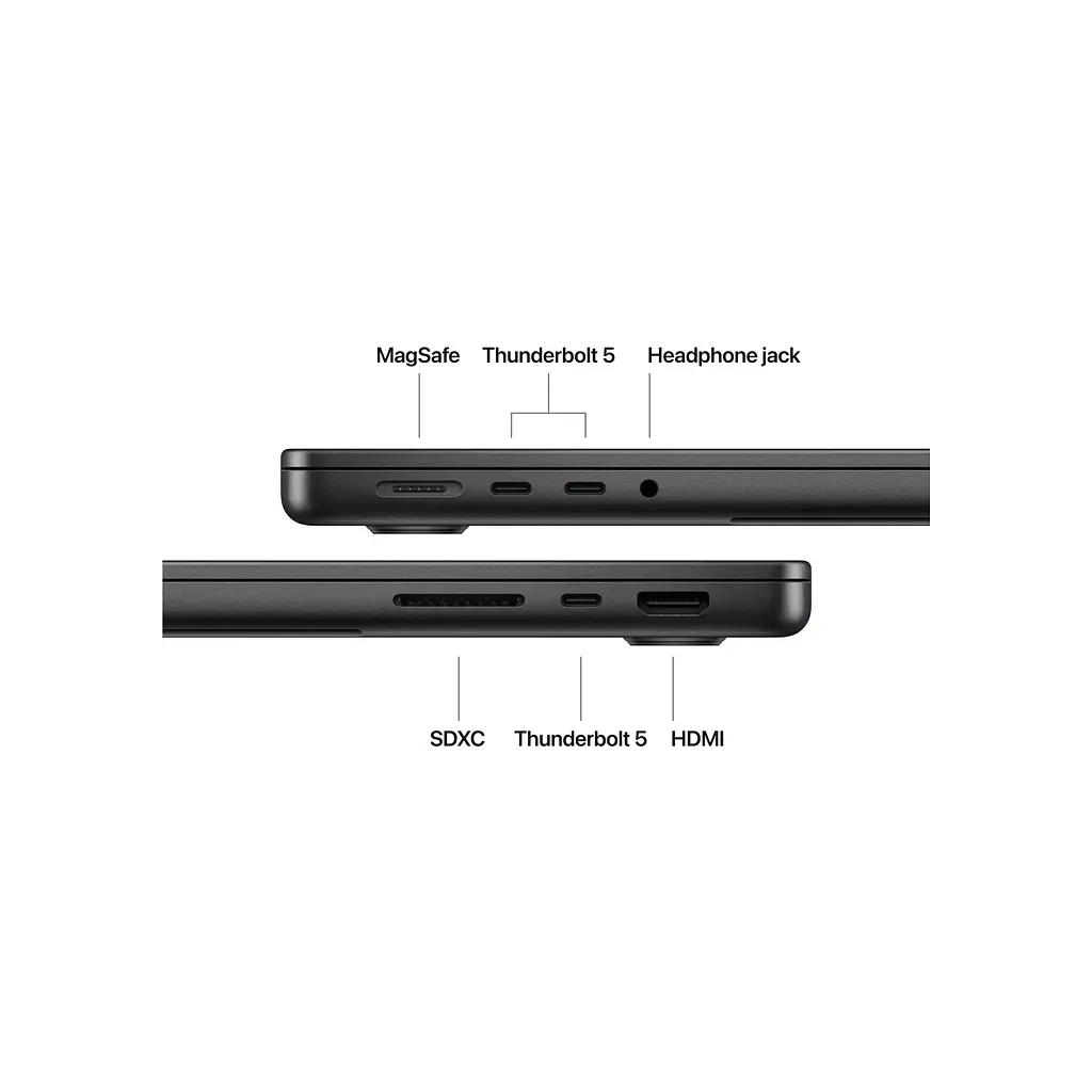 Ноутбук Apple MacBook Pro 14 A3427 M5 Max Space Black (MGDU4UA/A) - фото 7