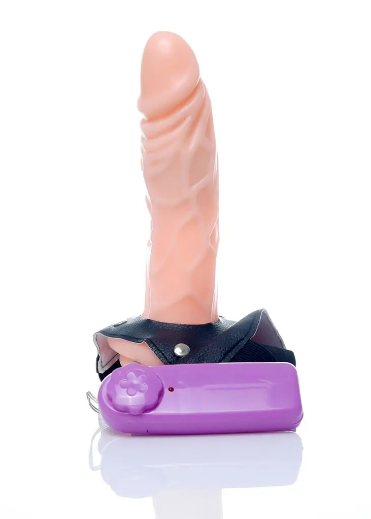 Страпон Hollow Strap-on-Hollow Strap-on Adrian vibrating Boss Series 46-00009 100478 - фото 3