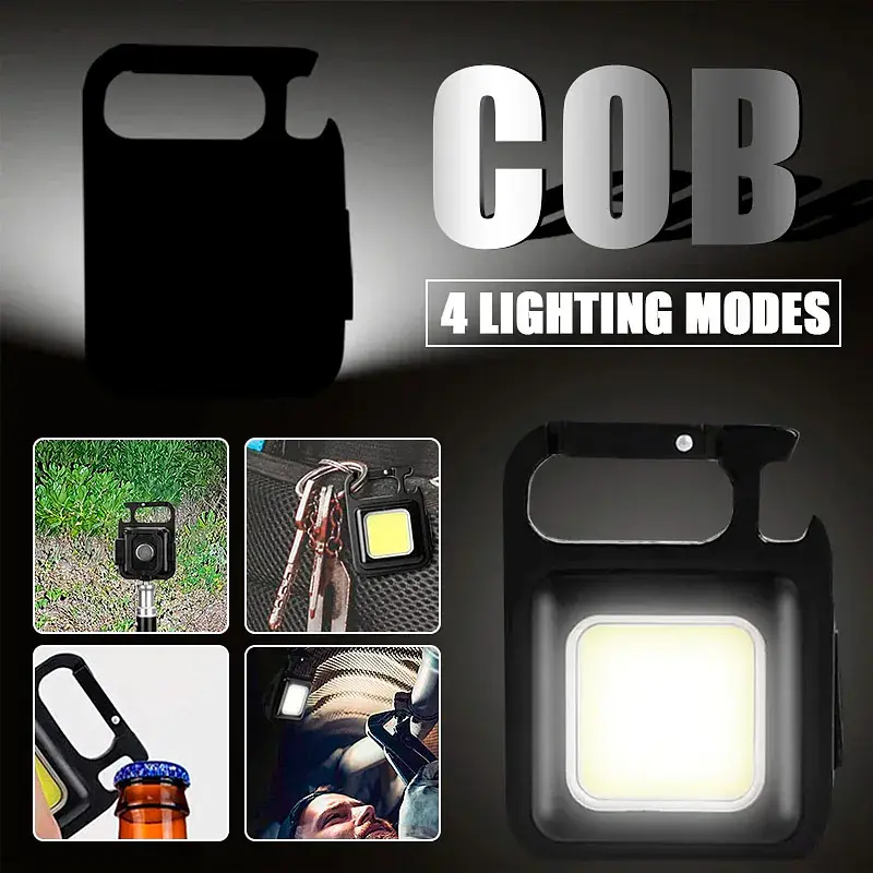 Многофункциональный фонарик DK Rechargeable Keychain Light F04 Plastic [87208] - фото 5