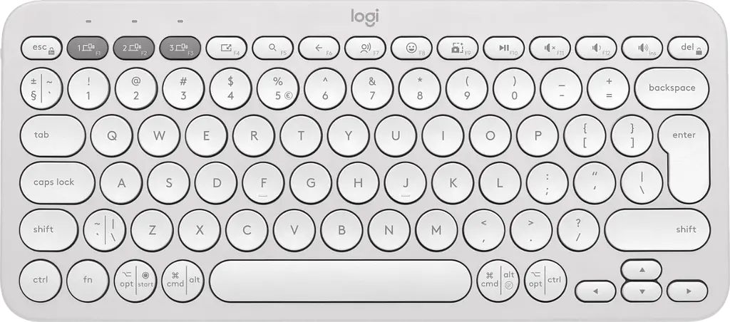 Клавіатура Logitech Pebble Keys 2 K380s White (920-011852) - фото 4