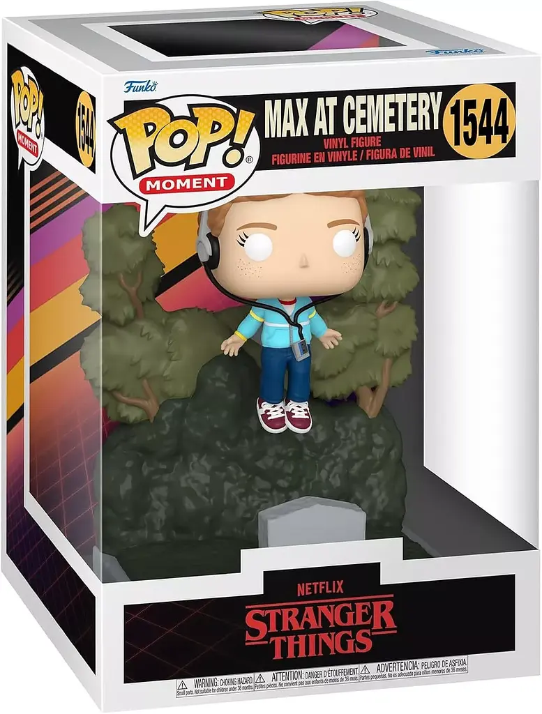 Фигурка Funko Pop Очень странные дела Макс на кладбище Stranger Things Max at Cemetery 15 см FP ST 1544 - фото 3