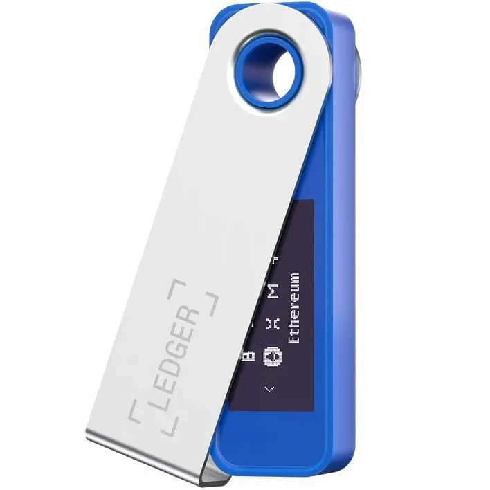Апаратний гаманець для криптовалют Ledger Nano S Plus Deepsea Blue (LNSPDB) - фото 1