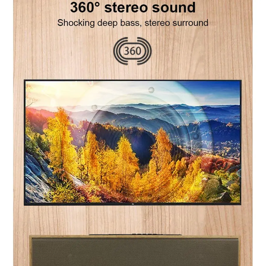 Портативна колонка ретро Kisonli G11 Bluetooth 1200mAh 10 Вт Wooden - фото 6