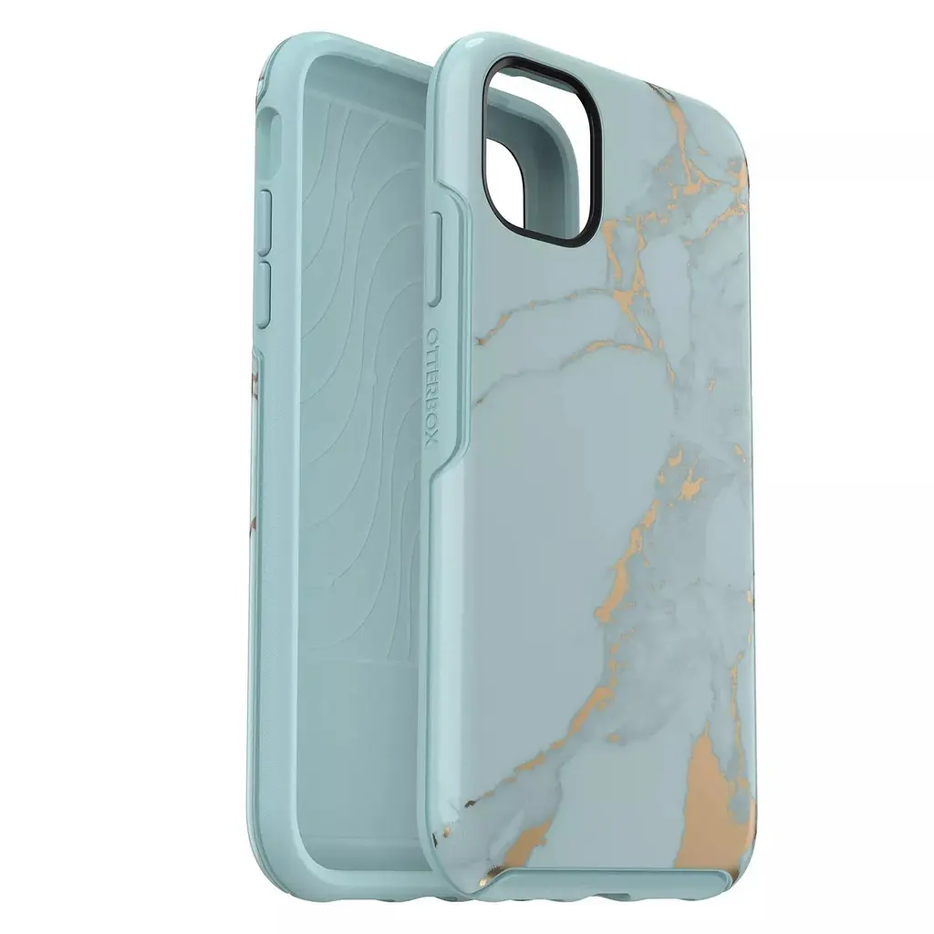 Чохол протиударний OtterBox Symmetry Series для iPhone 11 Pro (5.8") Marble Blue - фото 2