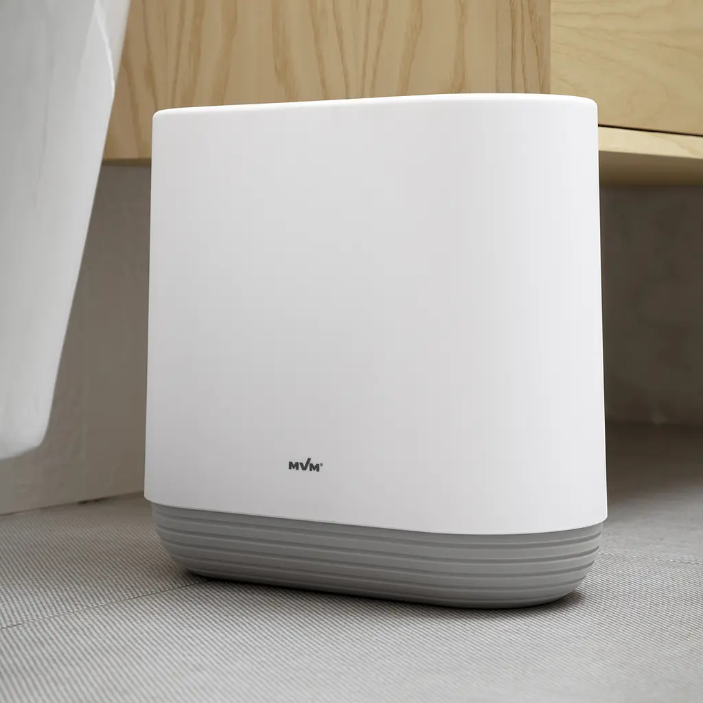 Відро для сміття МВМ My Home BP-14 біле з сірим 10 л (BP-14 WHITE/GRAY) - фото 7