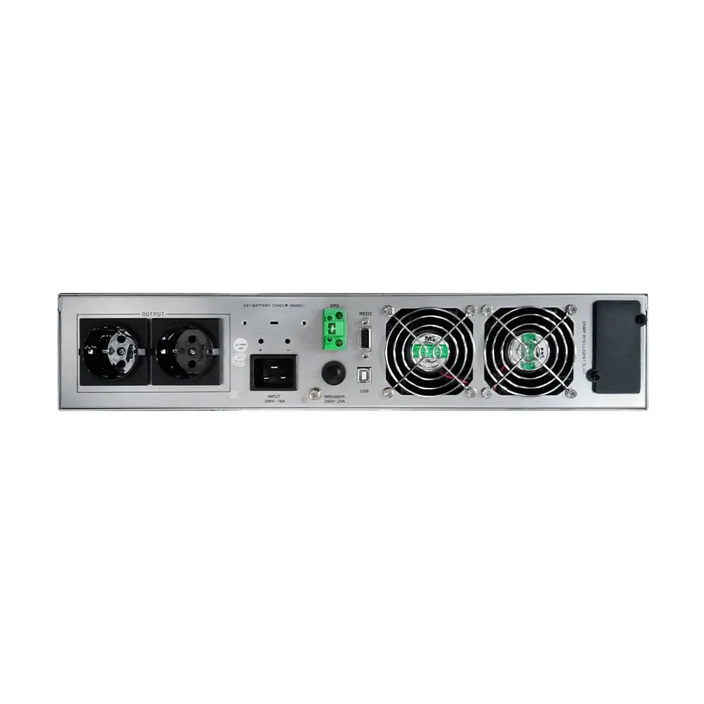 Джерело безперебійного живлення Kraft KRF-RM/3000VA/3KW/Ex Pro Online UPS під зовнішній акумулятор (42-00047) - фото 6